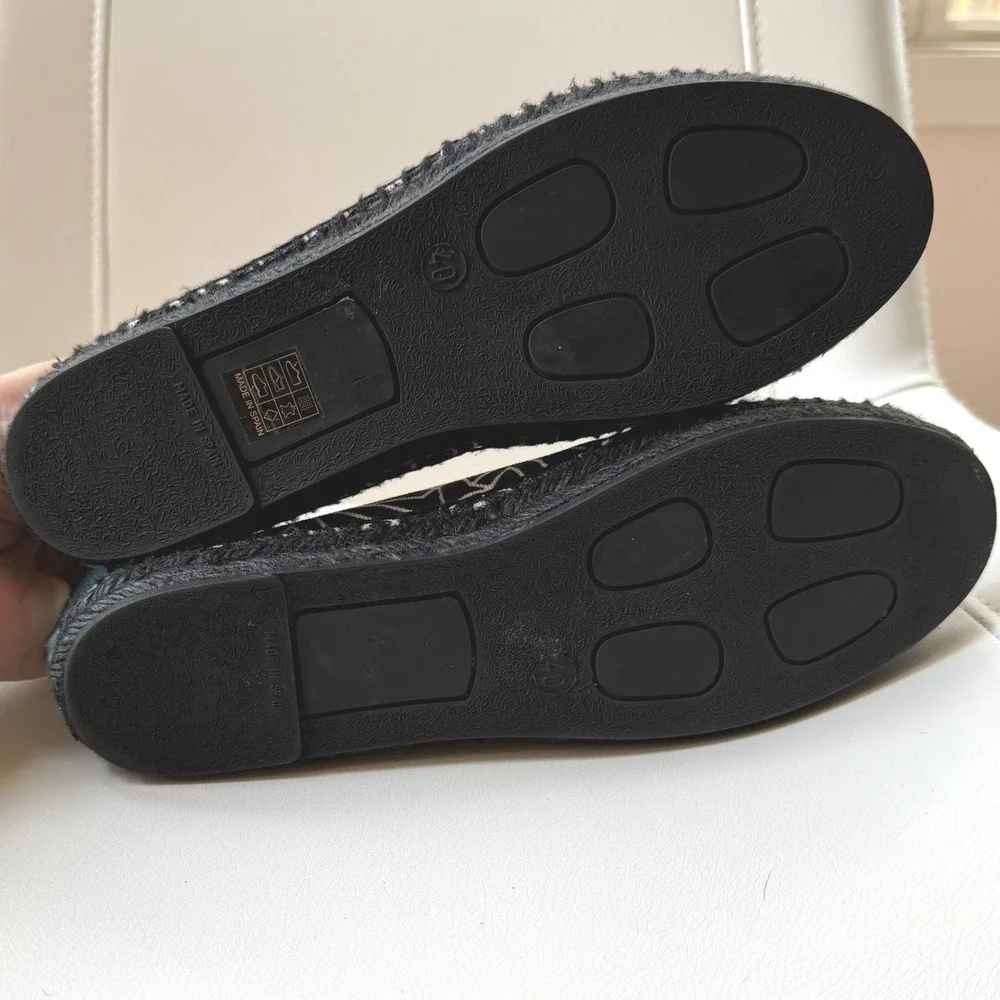 Kenzo logo print canvas espadrilles slip-on shoes‎